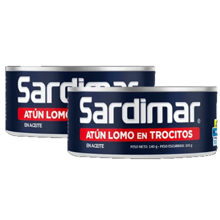 Atún Sardimar Trocitos 140 g 2 Pack