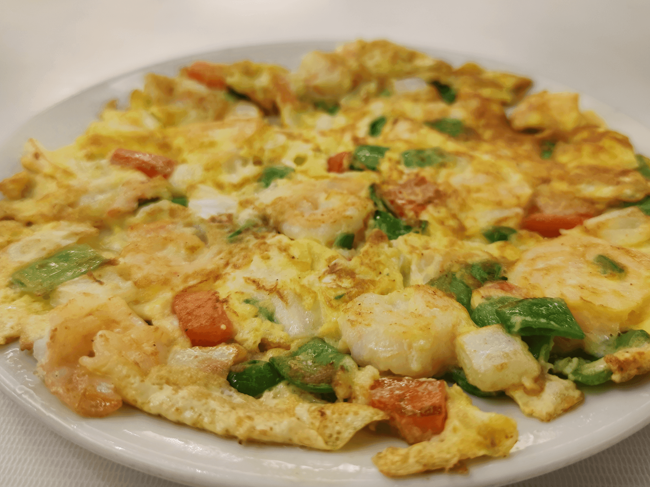 Tortilla de Langostinos