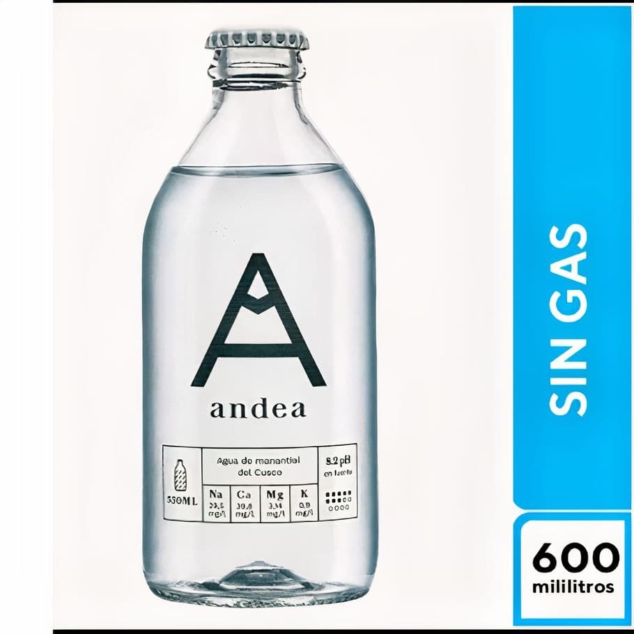 Agua Andea sin Gas Plástico 600 ml