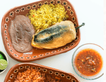 Platillo Individual de Chile Relleno