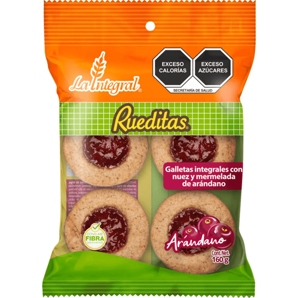 GALLETA NUEZ ARANDANO LA INTEGRAL 160 G