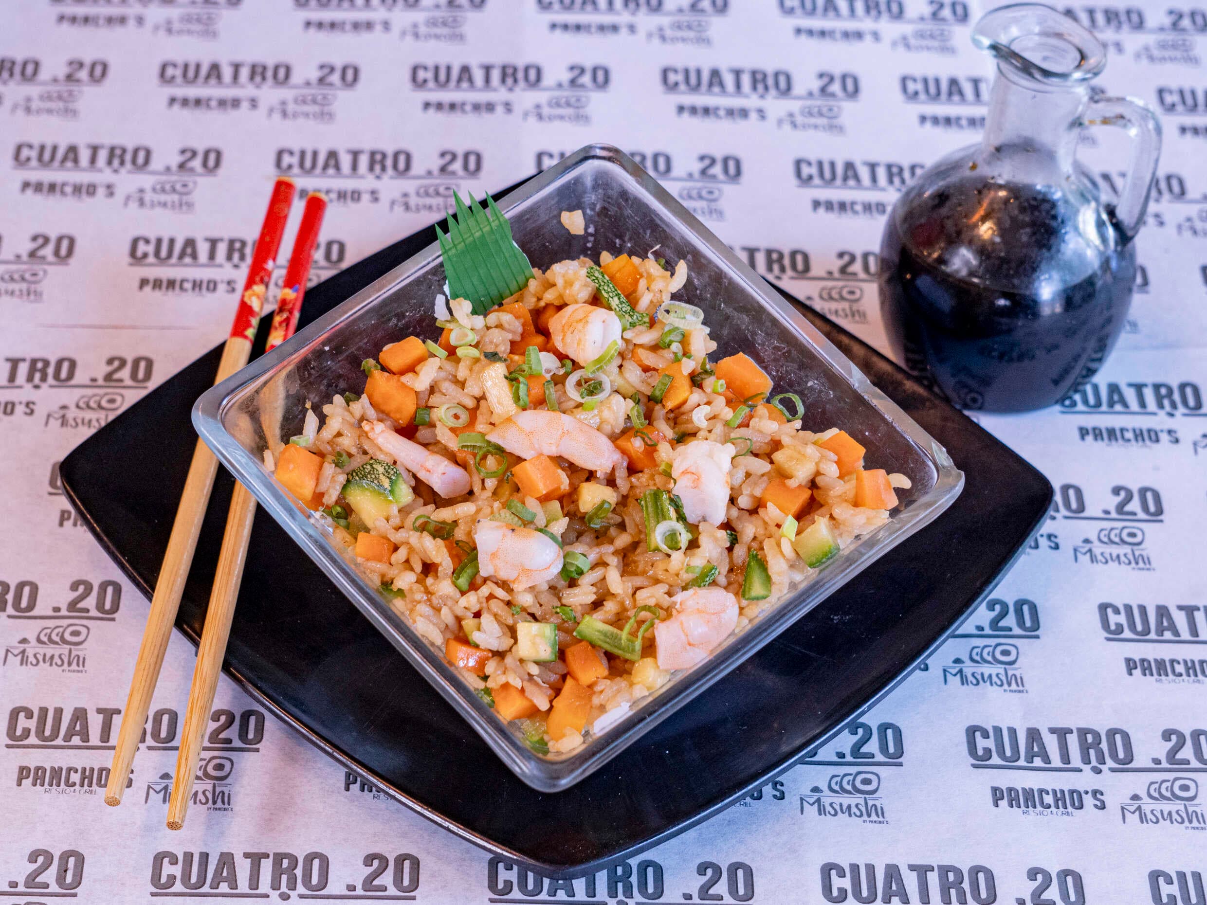 Yakimeshi de camaron