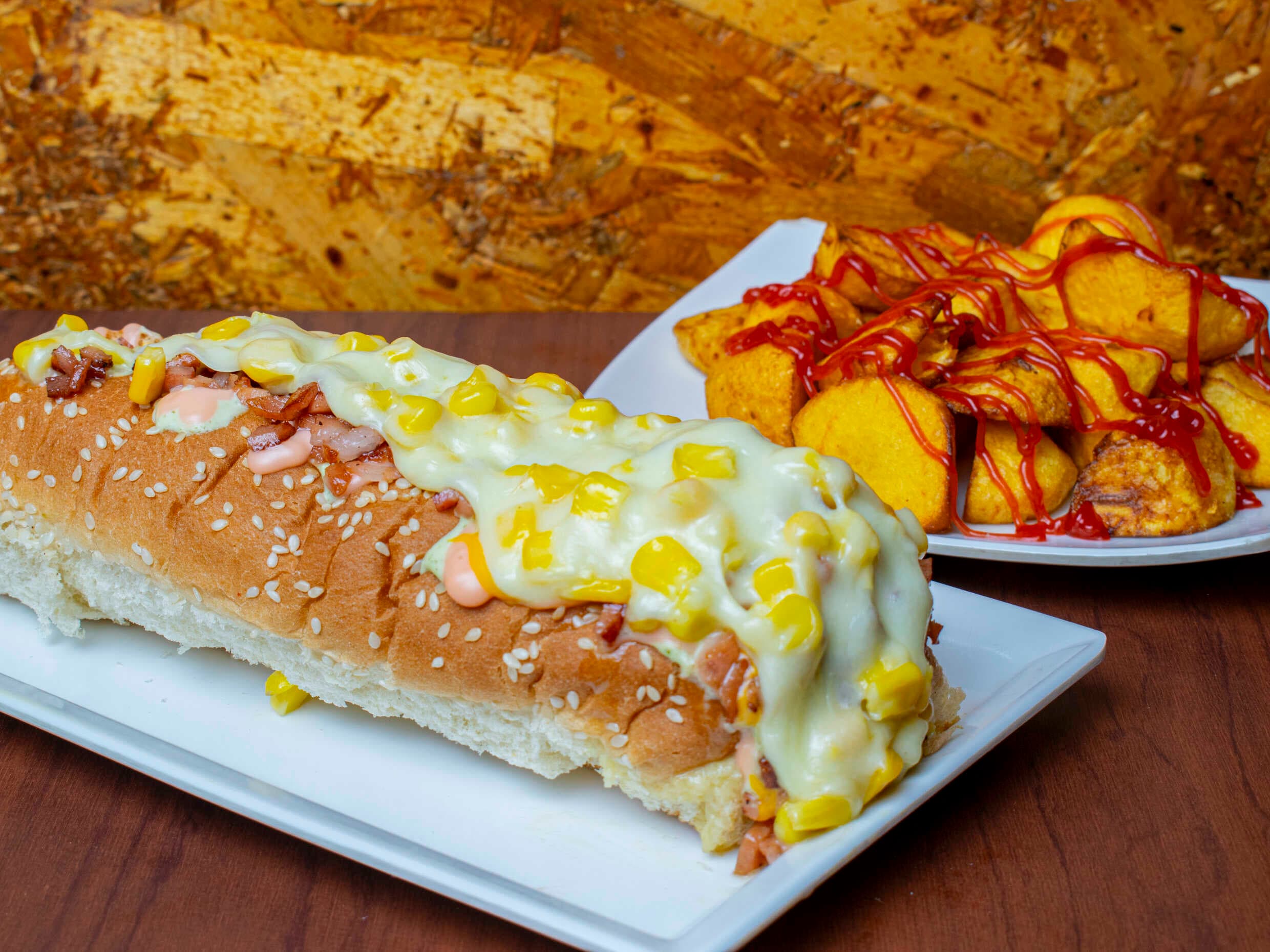 Combo: Perro Tasty Perro + Papas rusticas