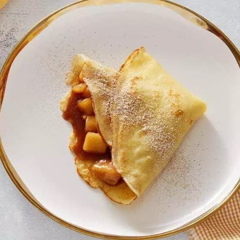 Crepa de Manzana Roja en Almibar
