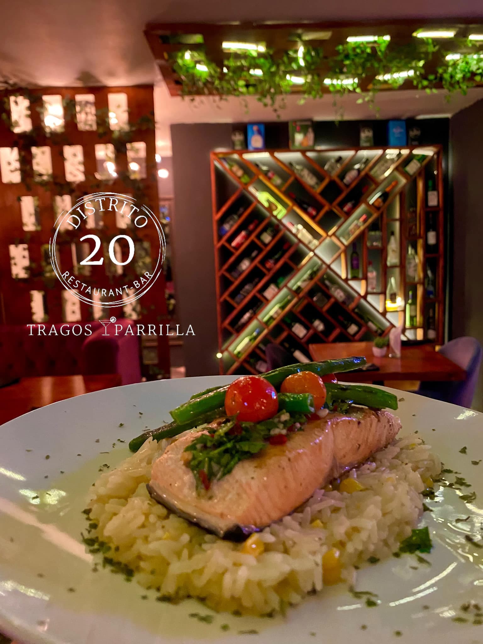 Salmón al Chimichurri