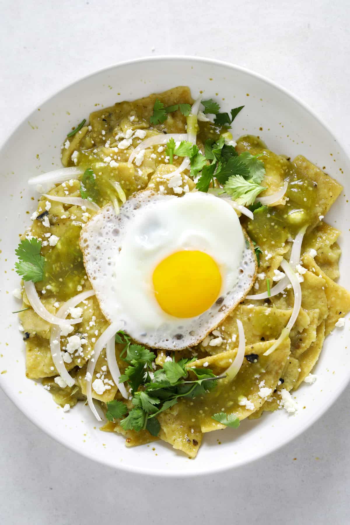 Chilaquiles Especiales Verdes