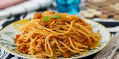 Spaghetti a la boloñesa