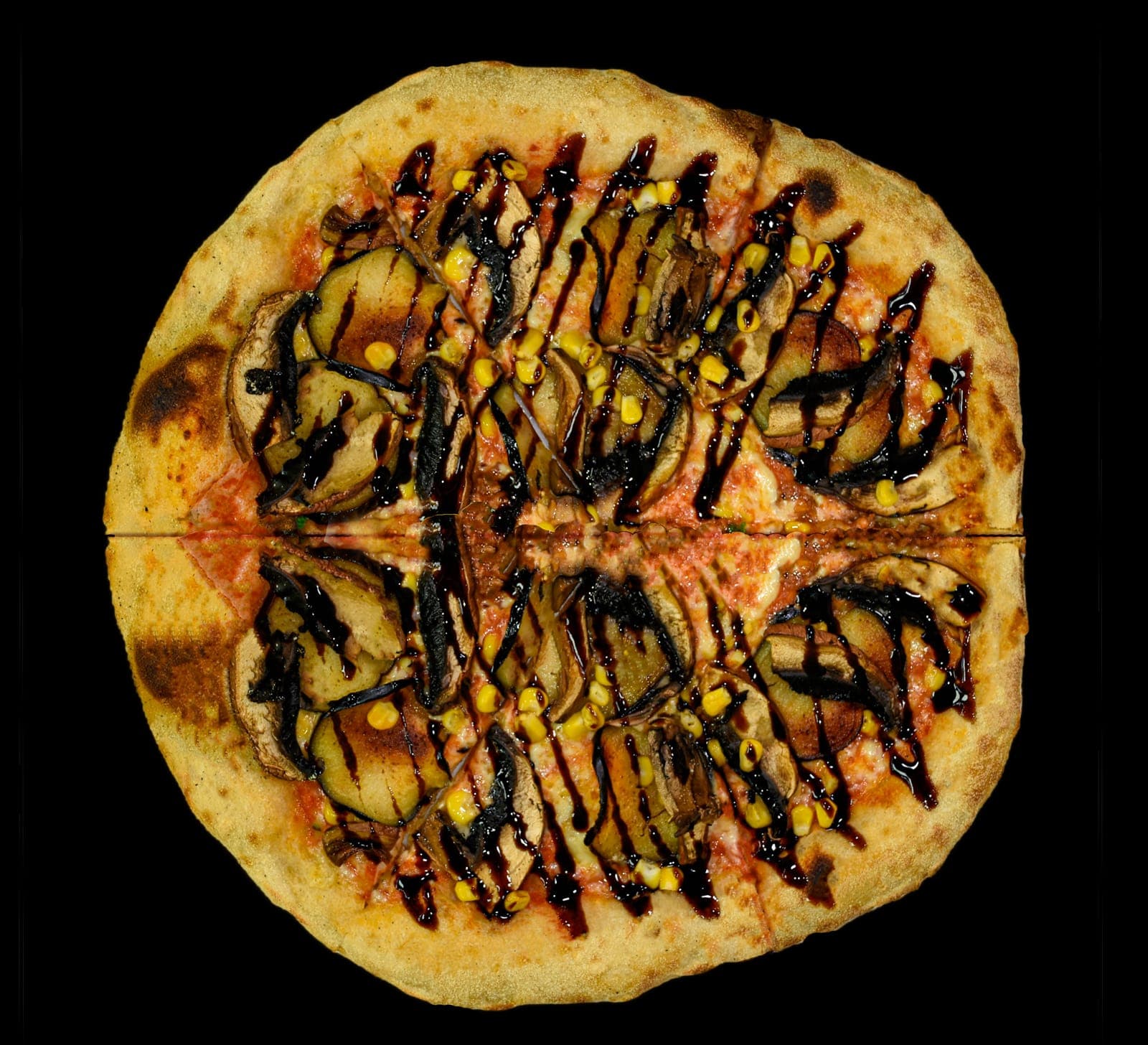 Pizza Especial Giardino (veggie) 30 cm 6 Porciones