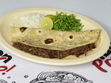 Tortilla de Harina de Barbacoa