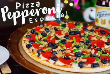 Pizza Pepperoni Especial Grande
