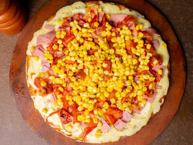 Pizza Mini Kubera Maíz Jamón Tocineta