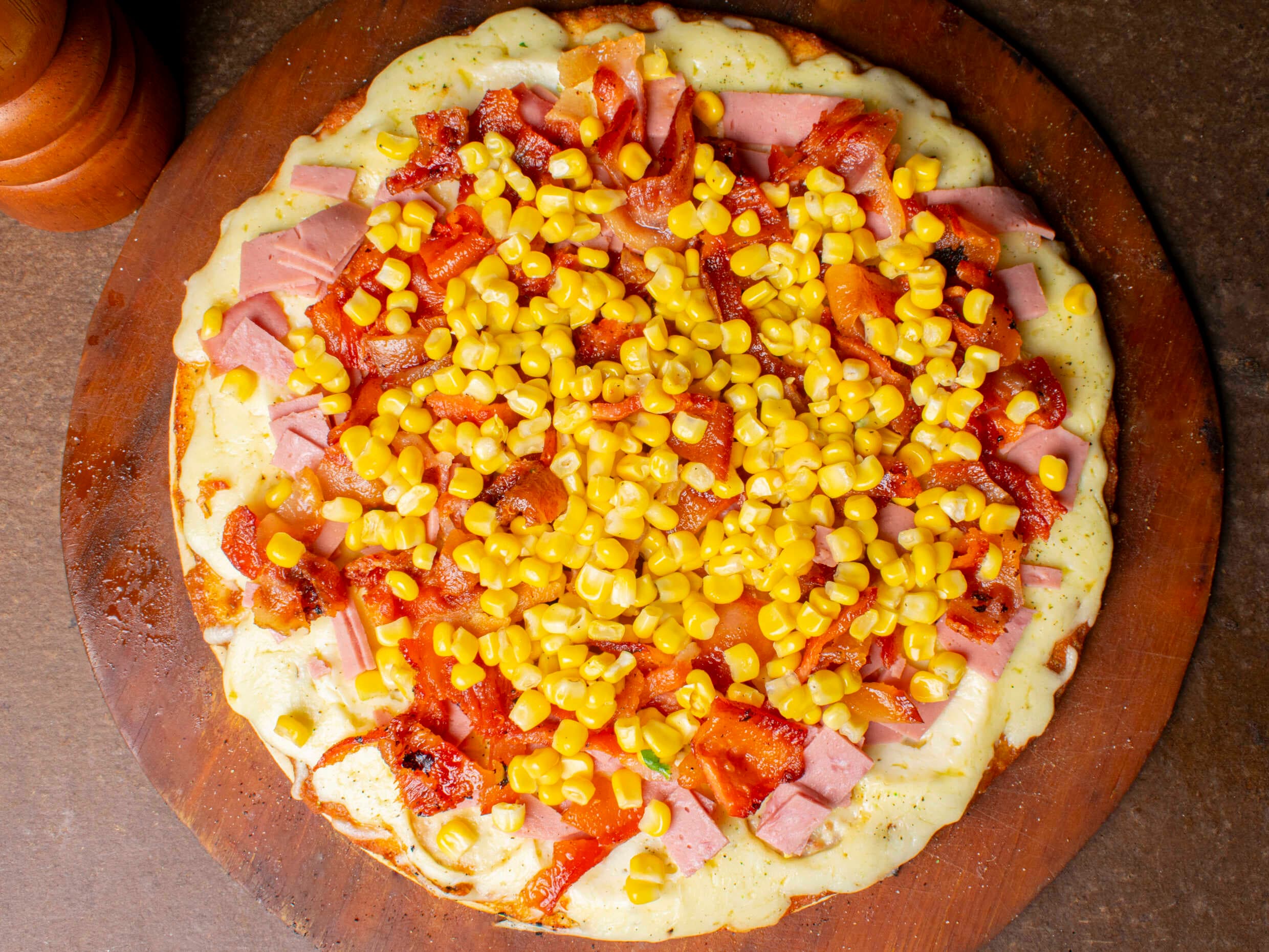 Pizza Mini Kubera Maíz Jamón Tocineta