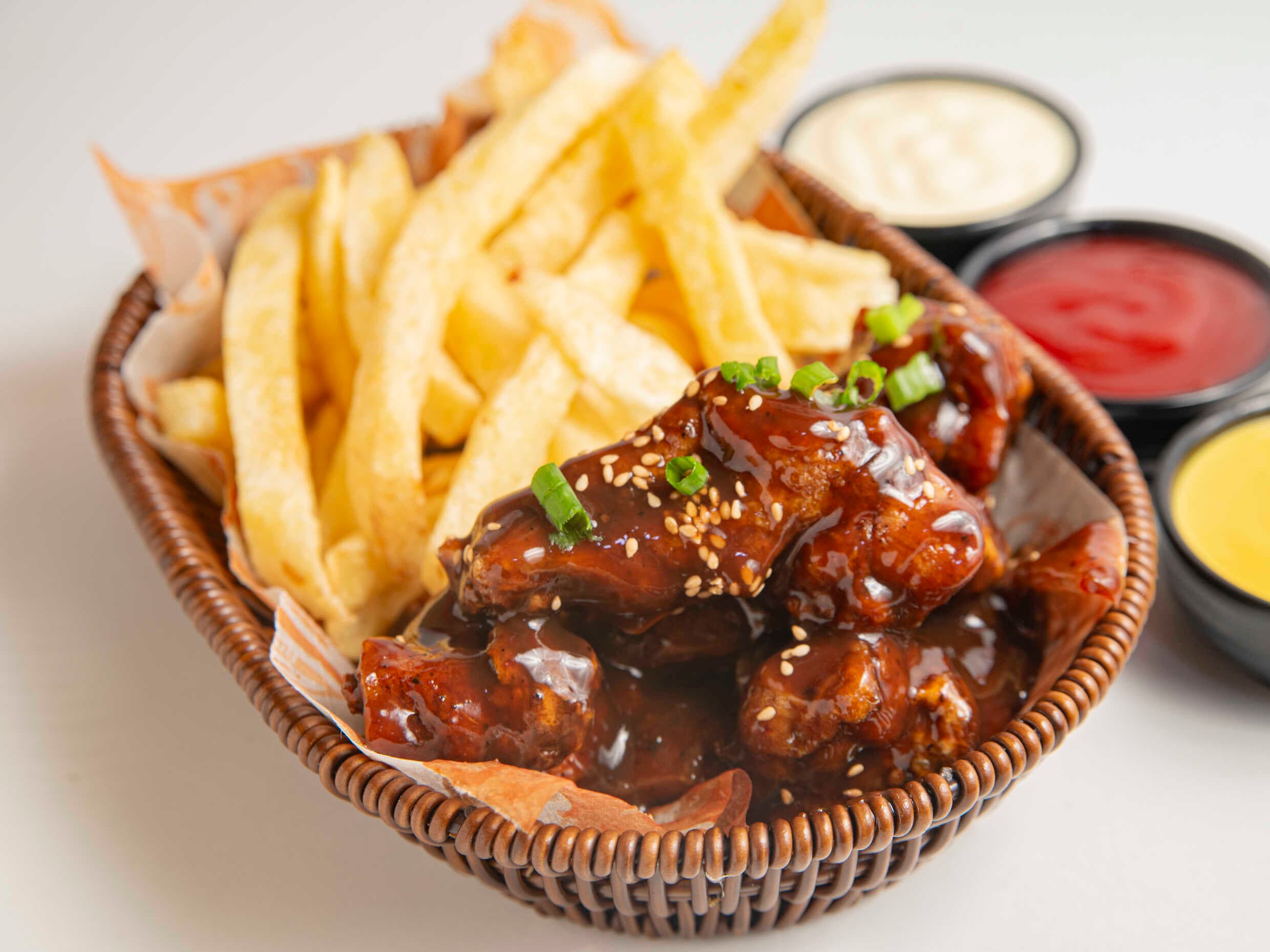 Alitas BBQ 6 Uds