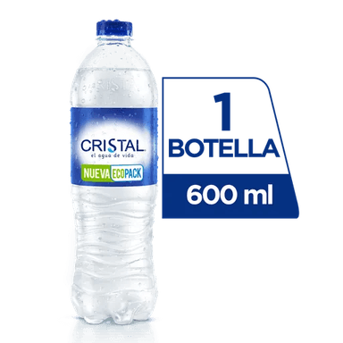 Agua Cristal Pet 600 ml