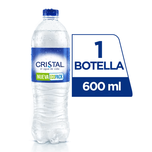 Agua Cristal Pet 600 ml