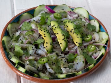 Aguachile de Camarón Mediano.