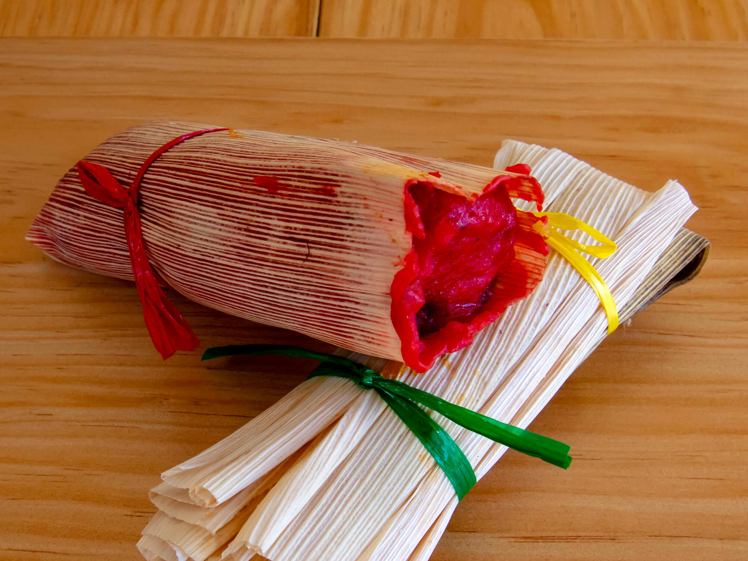 Tamal Dulce de Fresa