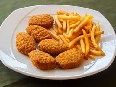 Nuggets con Papas