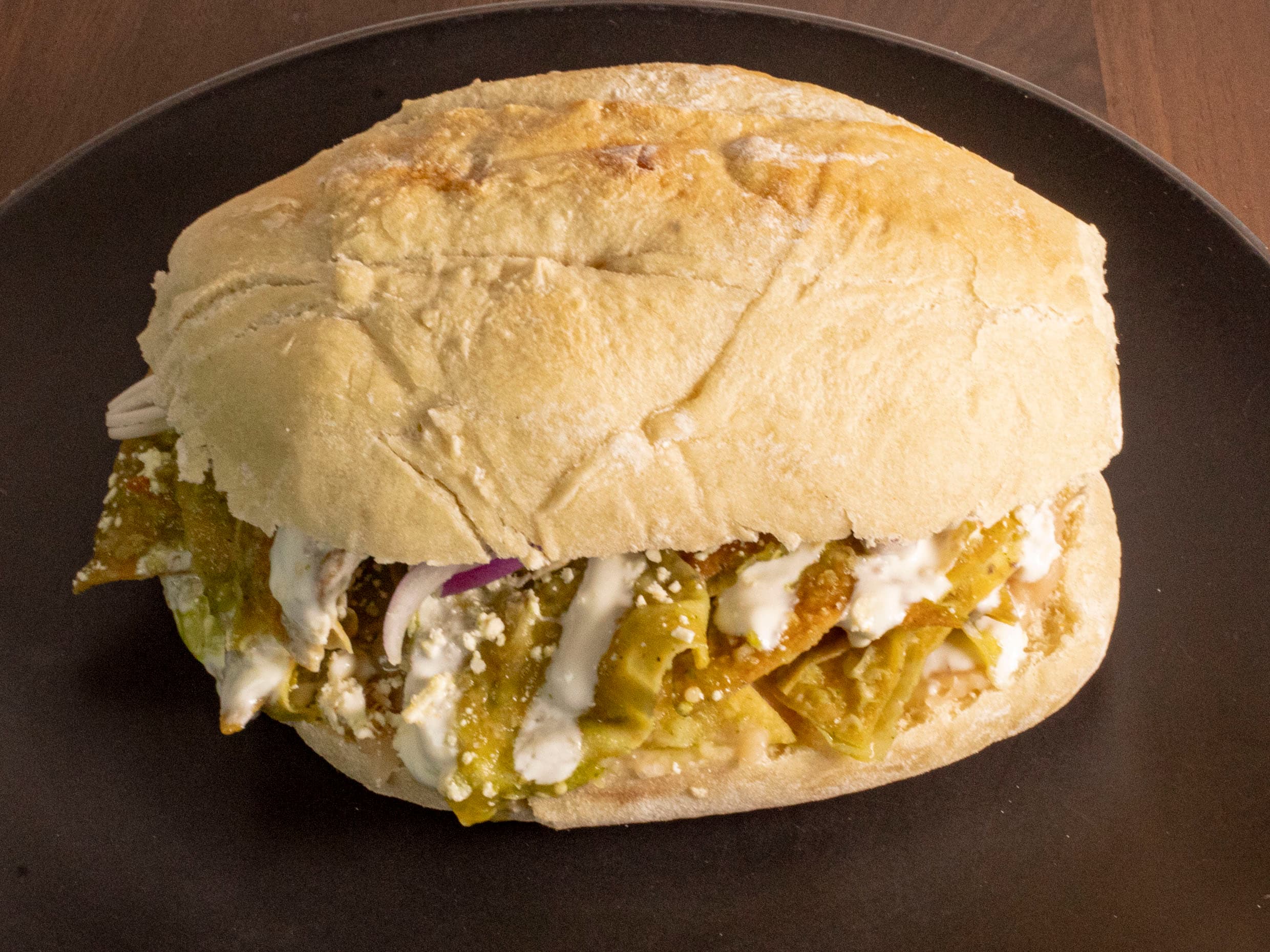Torta de Chilaquiles