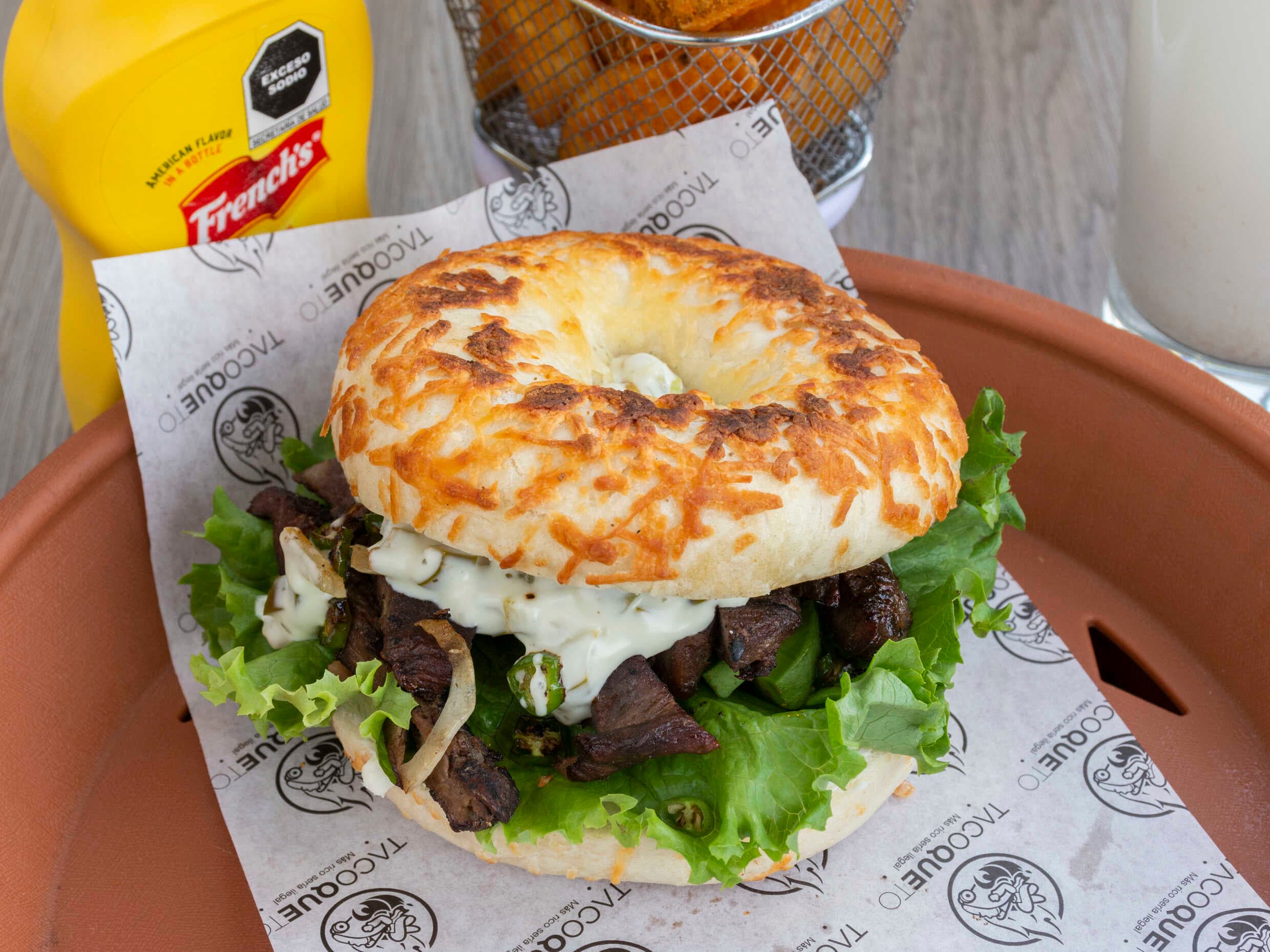 Bagel Arrachera