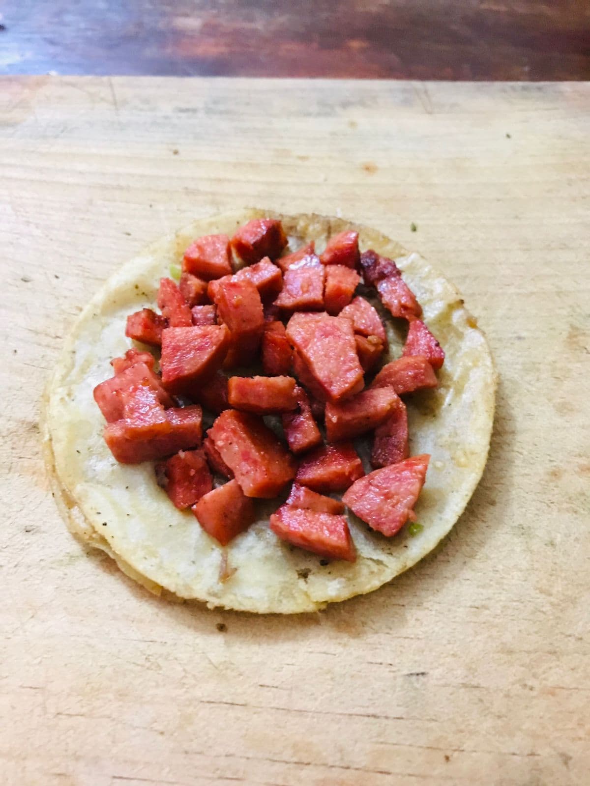Taco de Chorizo