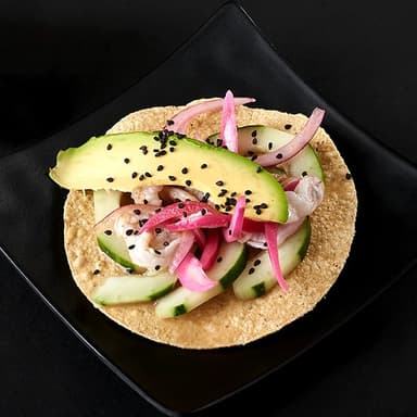 Tostada de Aguachile Verde