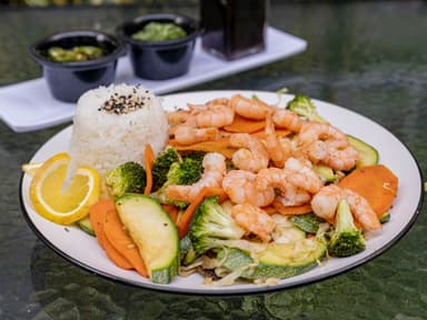 Tepanyaki con Camarón