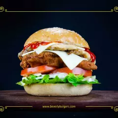 Hamburguesa Pollo + Pollo