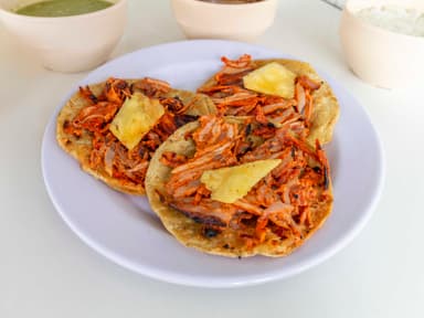 5 Tacos de Pastor+ 1 PEPSI 355 Ml
