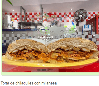 Torta de Chilaquil con Milanesa