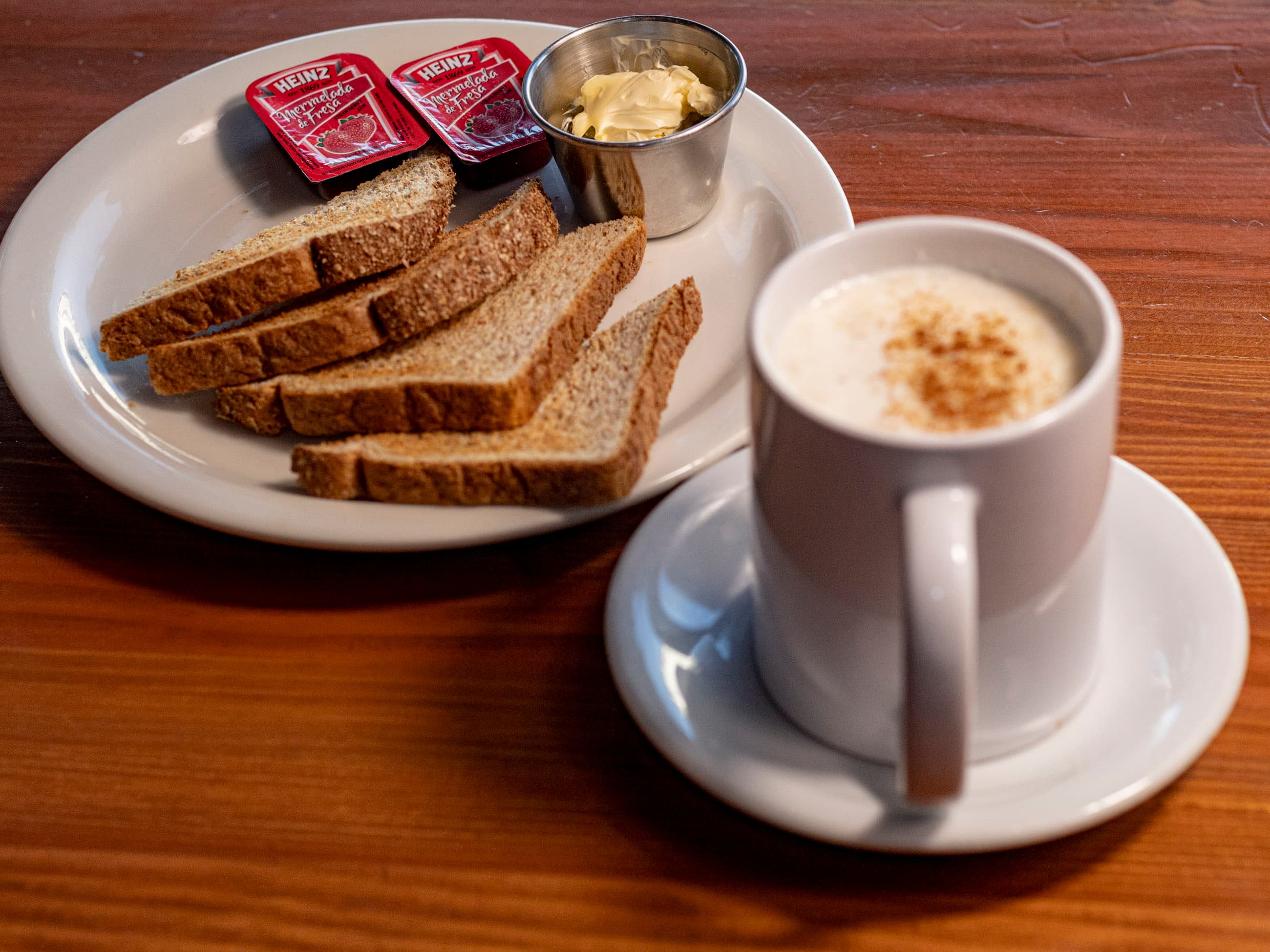 Avena con Pan Tostado