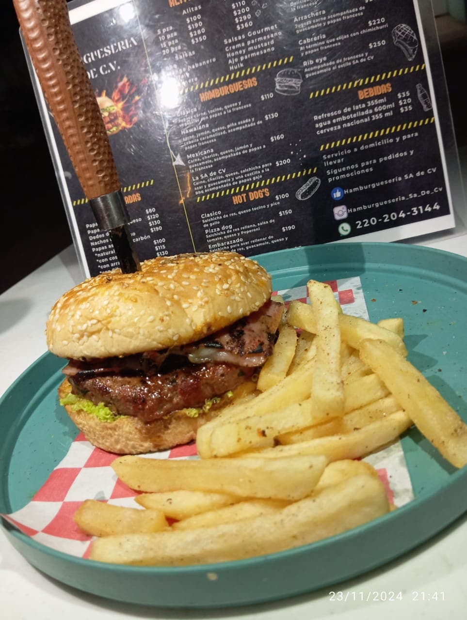 Hamburguesa Mexicana