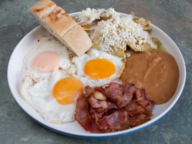Huevos con tocino
