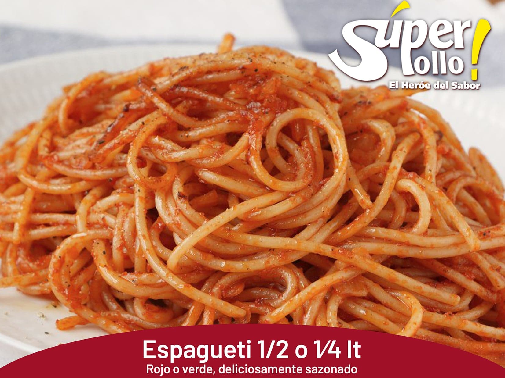 Espagueti ¼ lt
