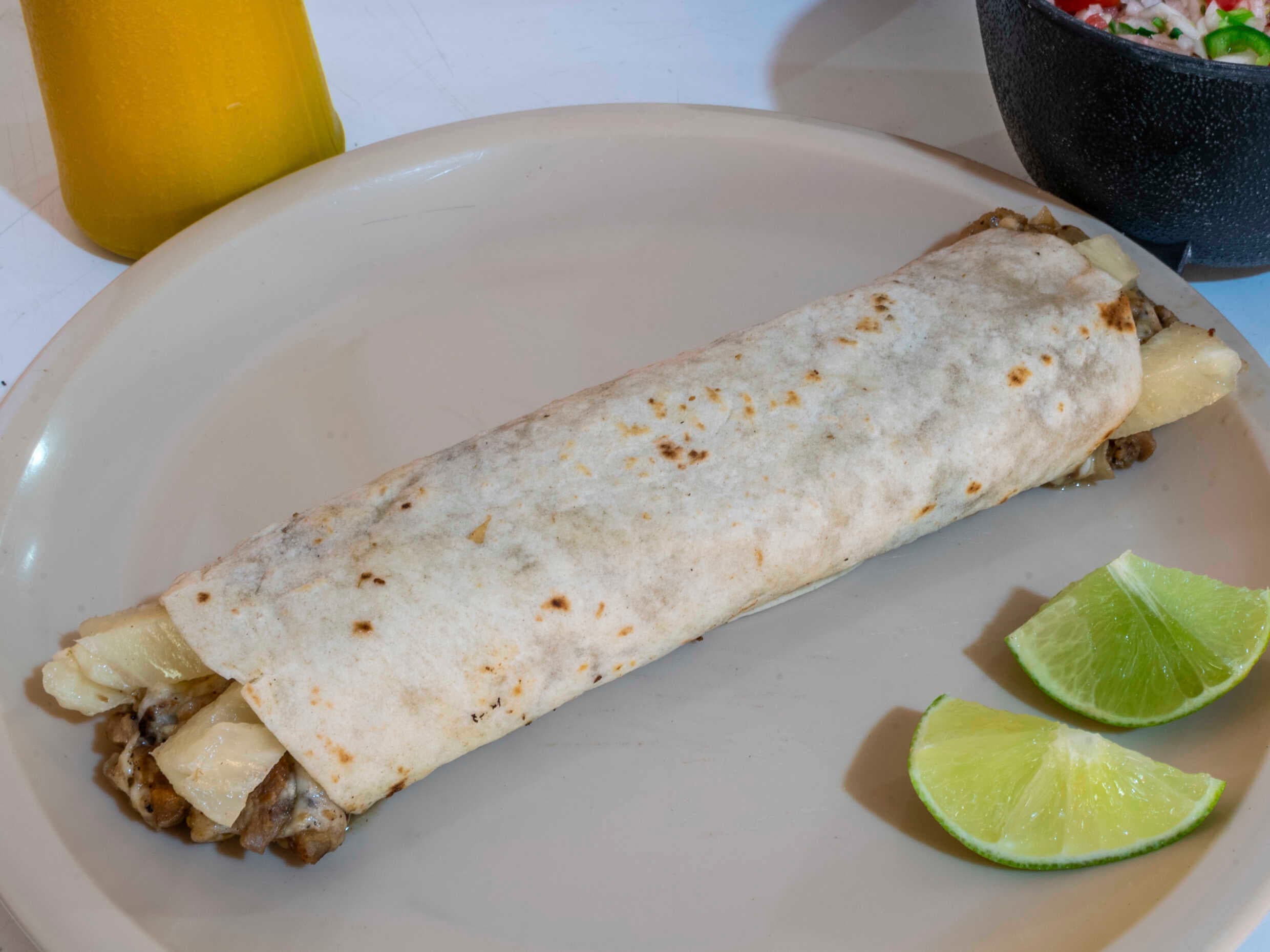 TACO ARABE + ARABE CON QUESO