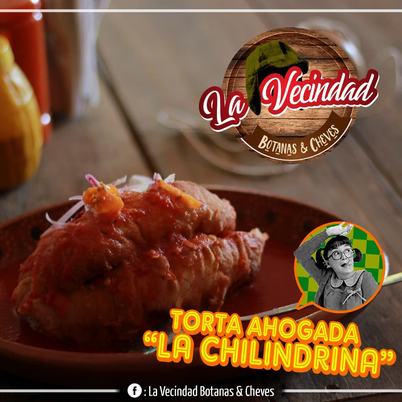 Torta Ahogada de la Chilindrina