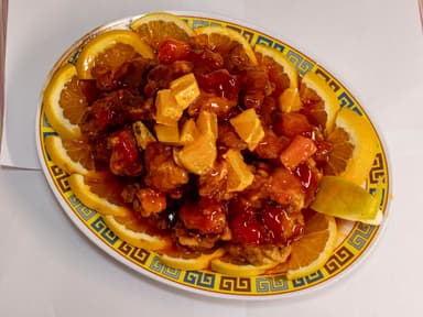 Pollo a la naranja