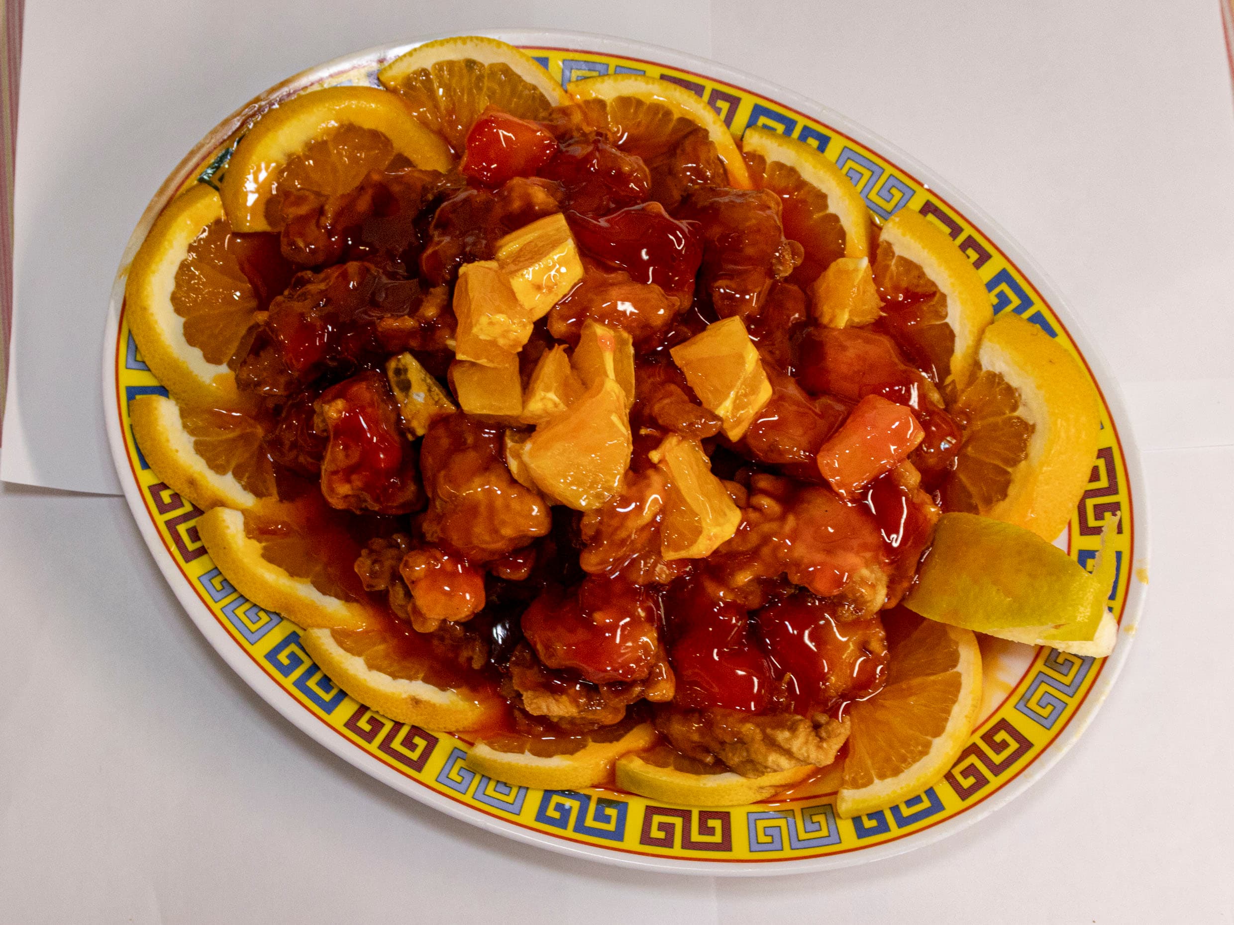 Pollo a la naranja