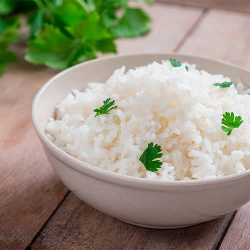 Porción de Arroz Blanco Graneado