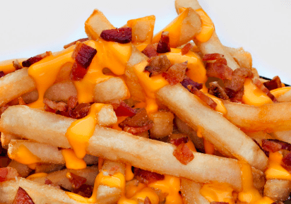 Papas Individuales con Queso y Tocino