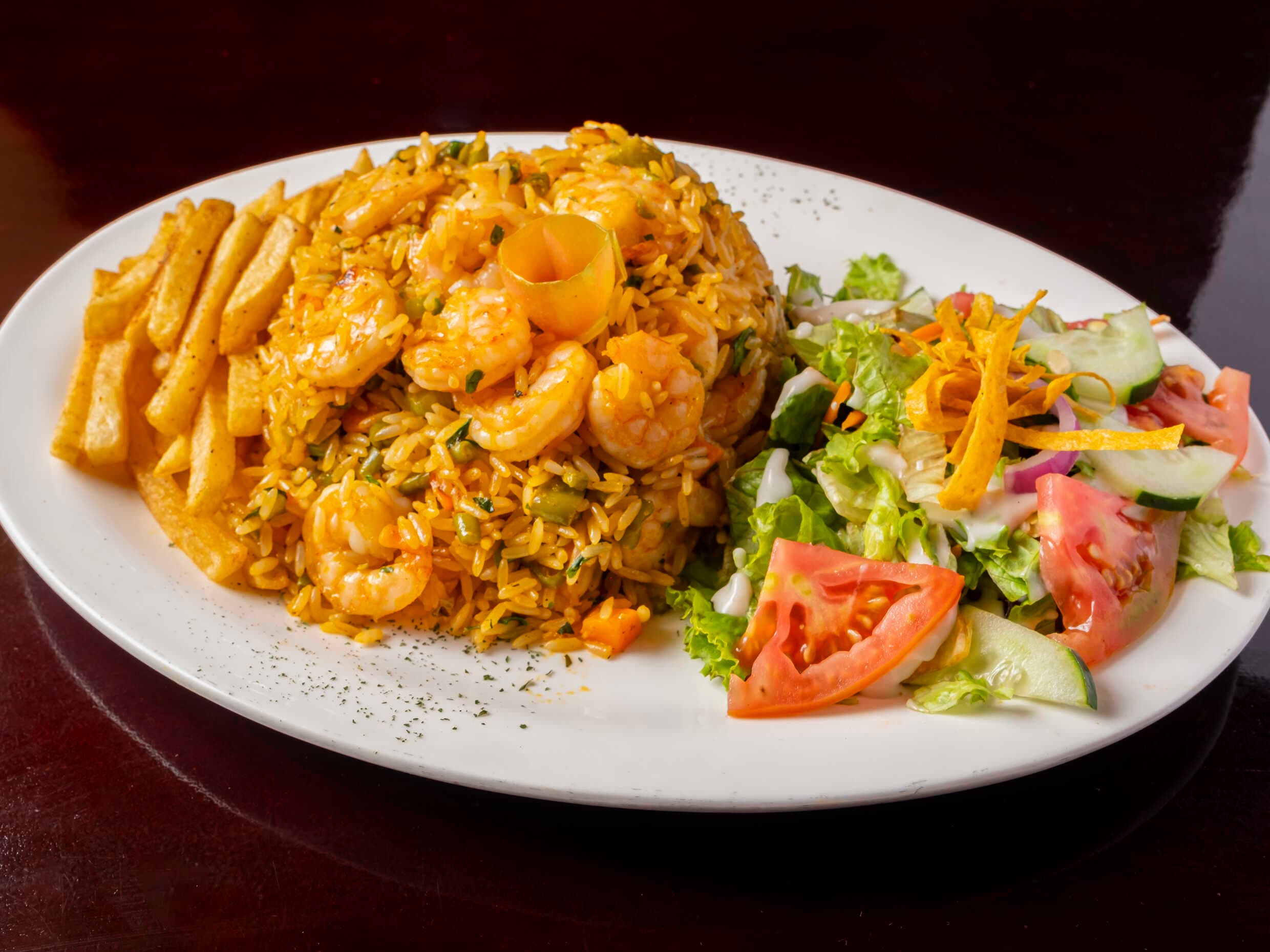 Arroz con Camarones