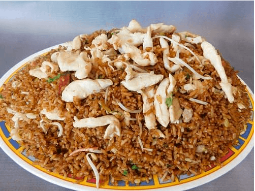 Porcion Arroz Chino Almuerzo
