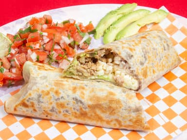 Delicioso burrito grande