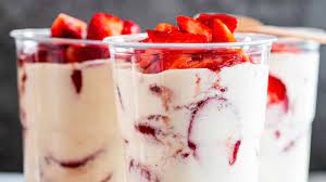 Fresas con crema