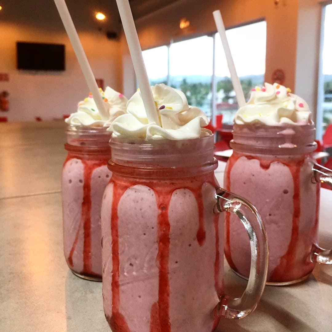 Malteada de Fresa