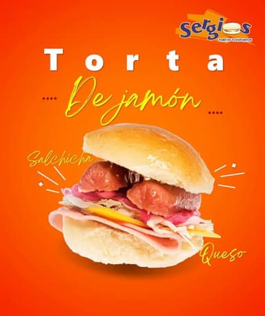 5 Torta Jamón, Queso y Salchicha + 2 Te