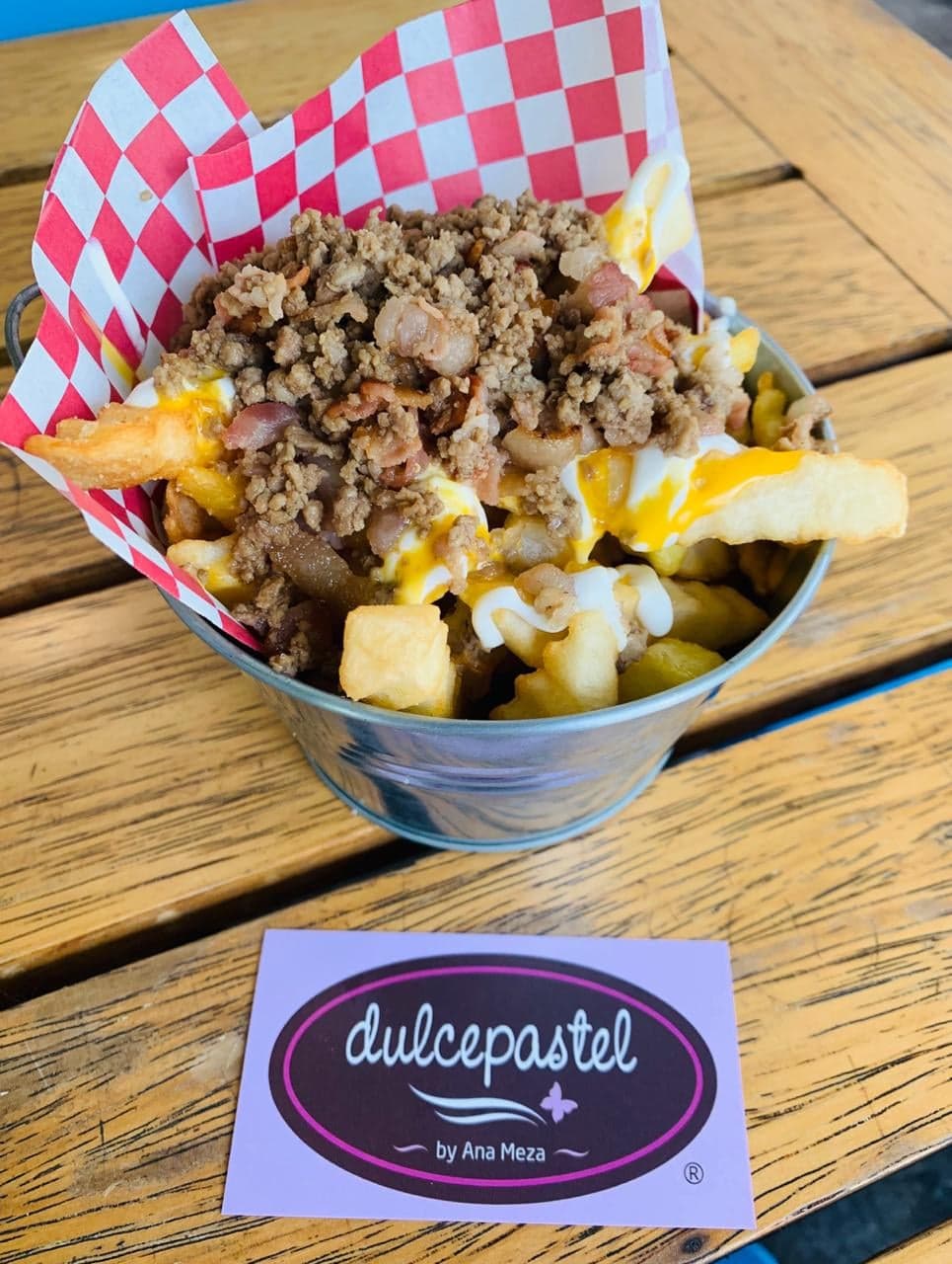 Papas con Tocino y Carne