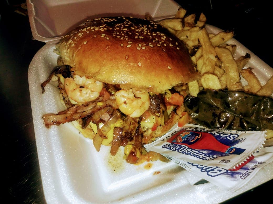 Hamburguesa de Camarón