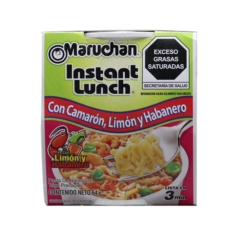 Maruchan con Camarón Limón y Habanero