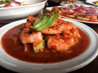 Tostada de Camarón Cocido